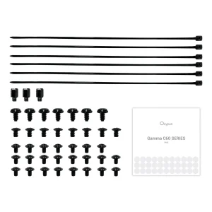 Корпус для комп'ютера ATX W/O PSU GAMMA C60 BK (GAMMA-C60-BKG000XX-GL) OCYPUS UA