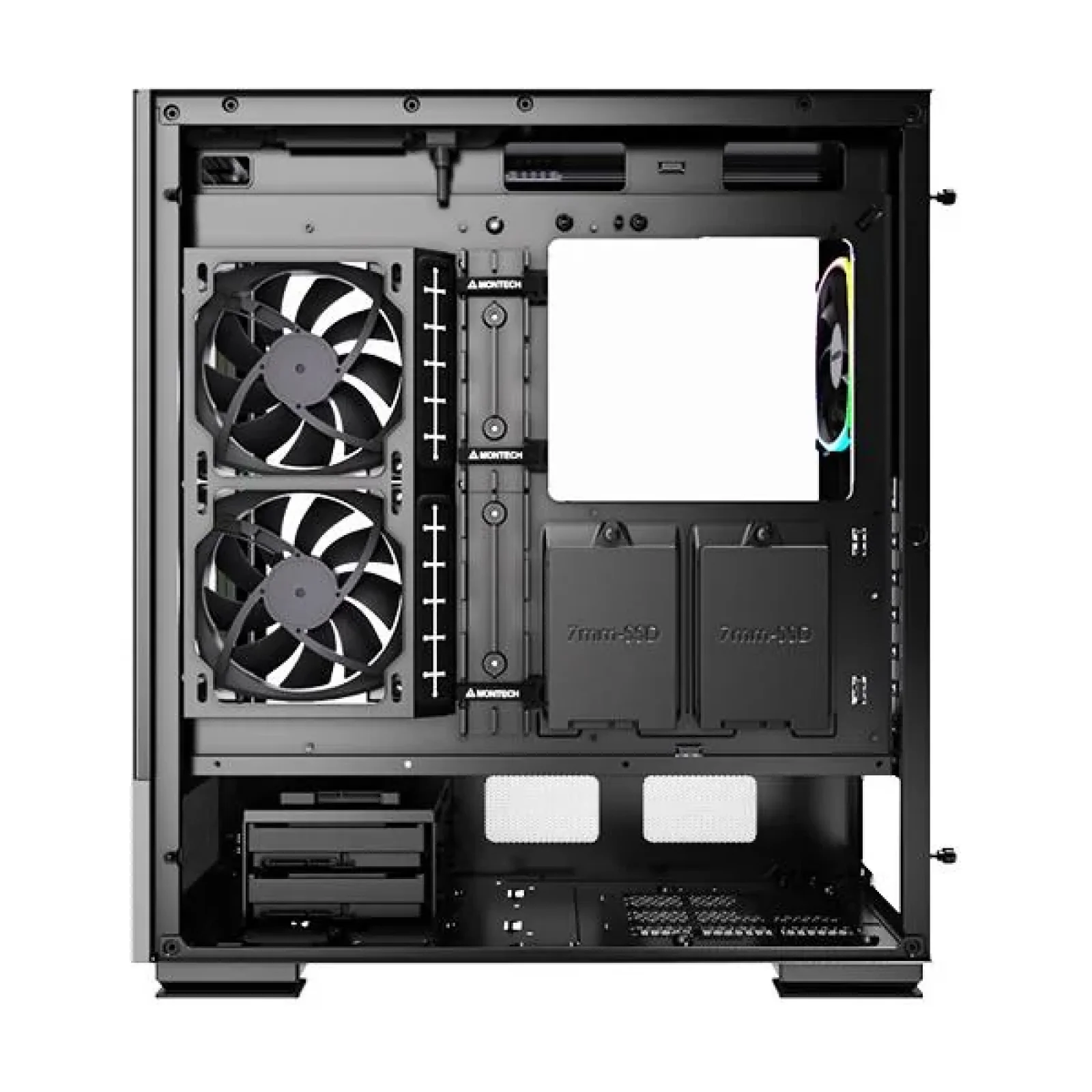 Корпус ATX W/O PSU SKY TWO (B) MONTECH UA
