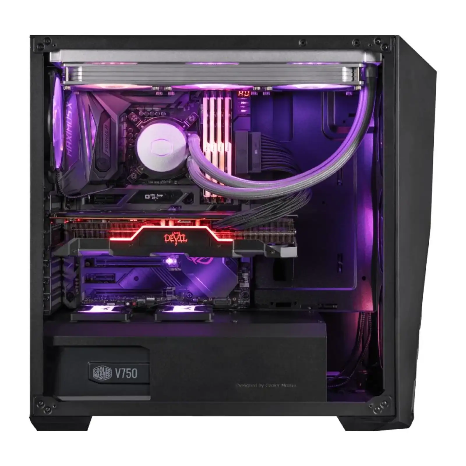Корпус ATX W/O PSU K501L-KGNN-SR1 COOLER MASTER UA