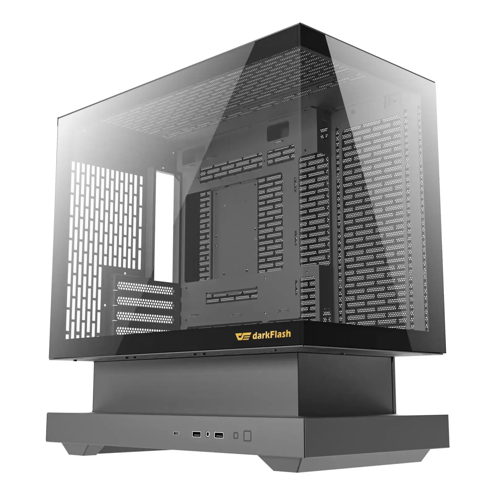 Корпус для комп'ютера MATX W/O PSU F1 BLACK DARK FLASH UA