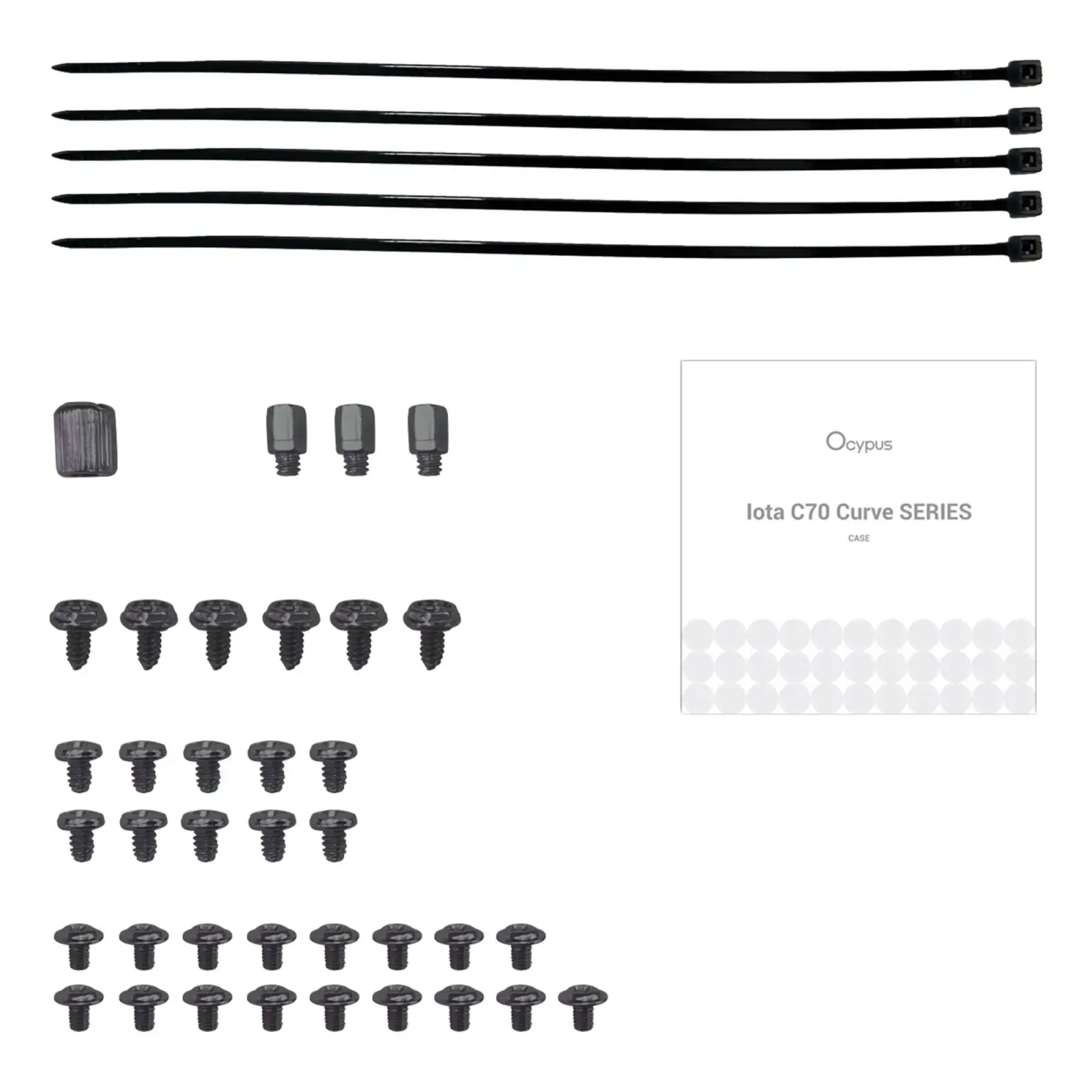 Корпус для комп'ютера IOTA C70 BK CURVE ARGB DIGITAL (IOTA-C70-BKD400CD-GL) OCYPUS UA