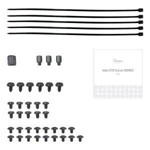 Корпус для комп'ютера IOTA C70 BK CURVE ARGB DIGITAL (IOTA-C70-BKD400CD-GL) OCYPUS UA