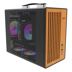 Корпус для комп'ютера DARK FLASH WD200 mATX без блока живлення, чорний (WD200 BLACK) UA