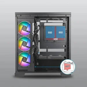 Корпус ATX W/O PSU COVE 570B CSAZ-570B AZZA UA