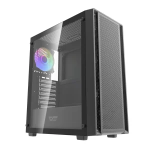Корпус для комп'ютера DARK FLASH ATX без блока живлення DK353 чорний (DK353 BLACK) UA