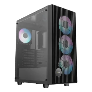Корпус для комп'ютера ATX W/O PSU GAMMA C70 BK ARGB (GAMMA-C70-BKG400XX-GL) OCYPUS UA