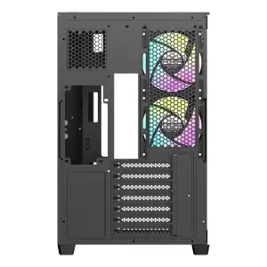 Корпус для комп'ютера ATX W/O PSU DELTA C74 ARGB чорний (DELTA-C74-BKD200XX-GL) OCYPUS UA