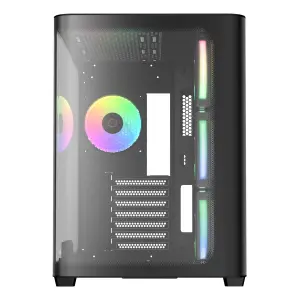 Корпус для комп'ютера IOTA C70 BK CURVE ARGB DIGITAL (IOTA-C70-BKD400CD-GL) OCYPUS UA