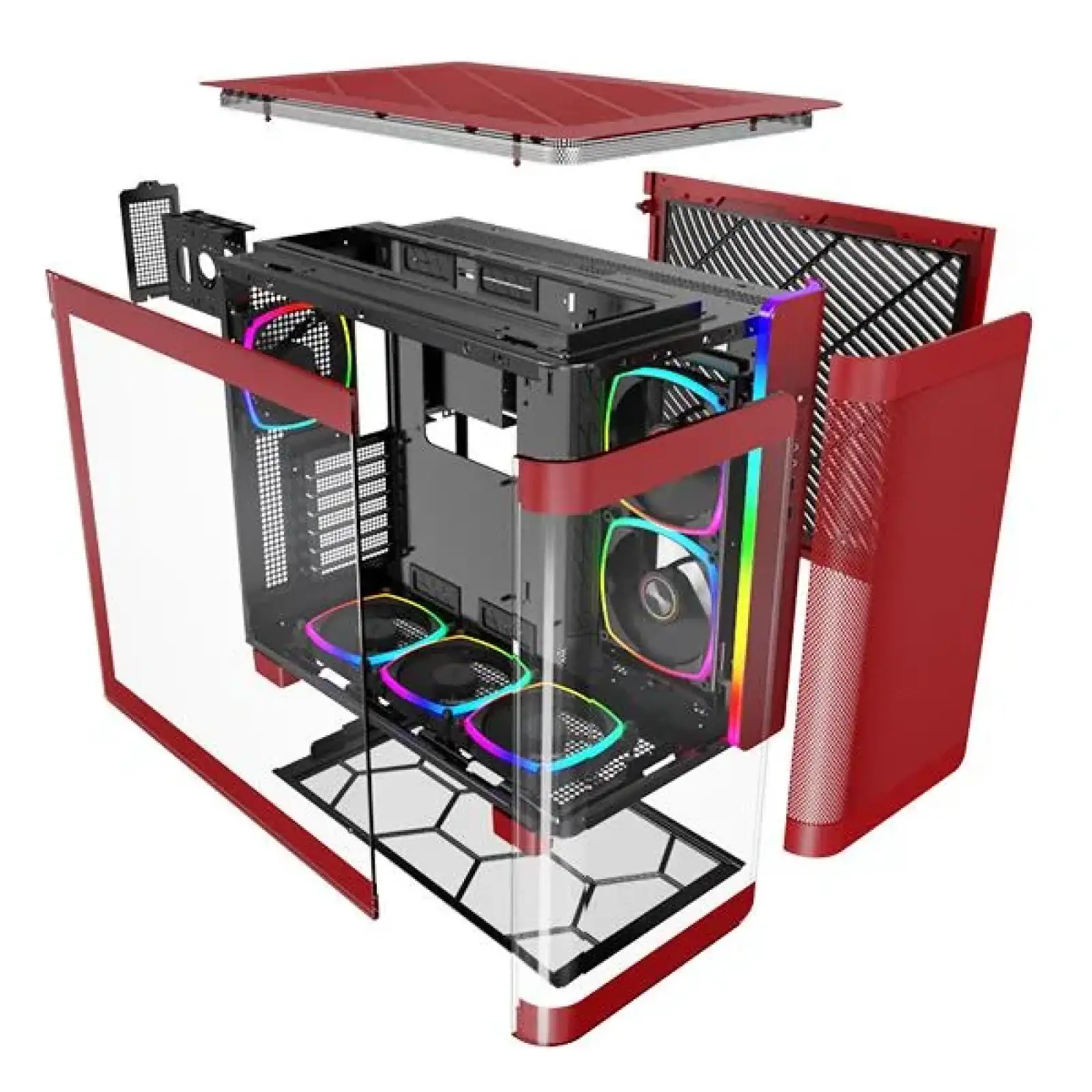 Корпус ATX W/O PSU KING 95 PRO (R) MONTECH UA