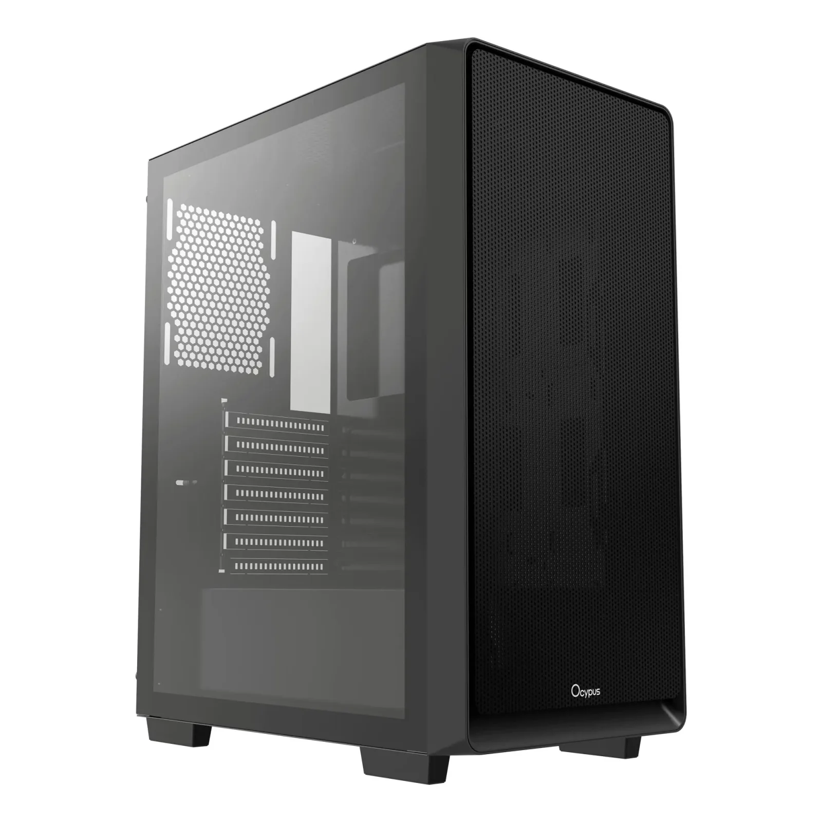 Корпус для комп'ютера ATX W/O PSU GAMMA C60 BK (GAMMA-C60-BKG000XX-GL) OCYPUS UA