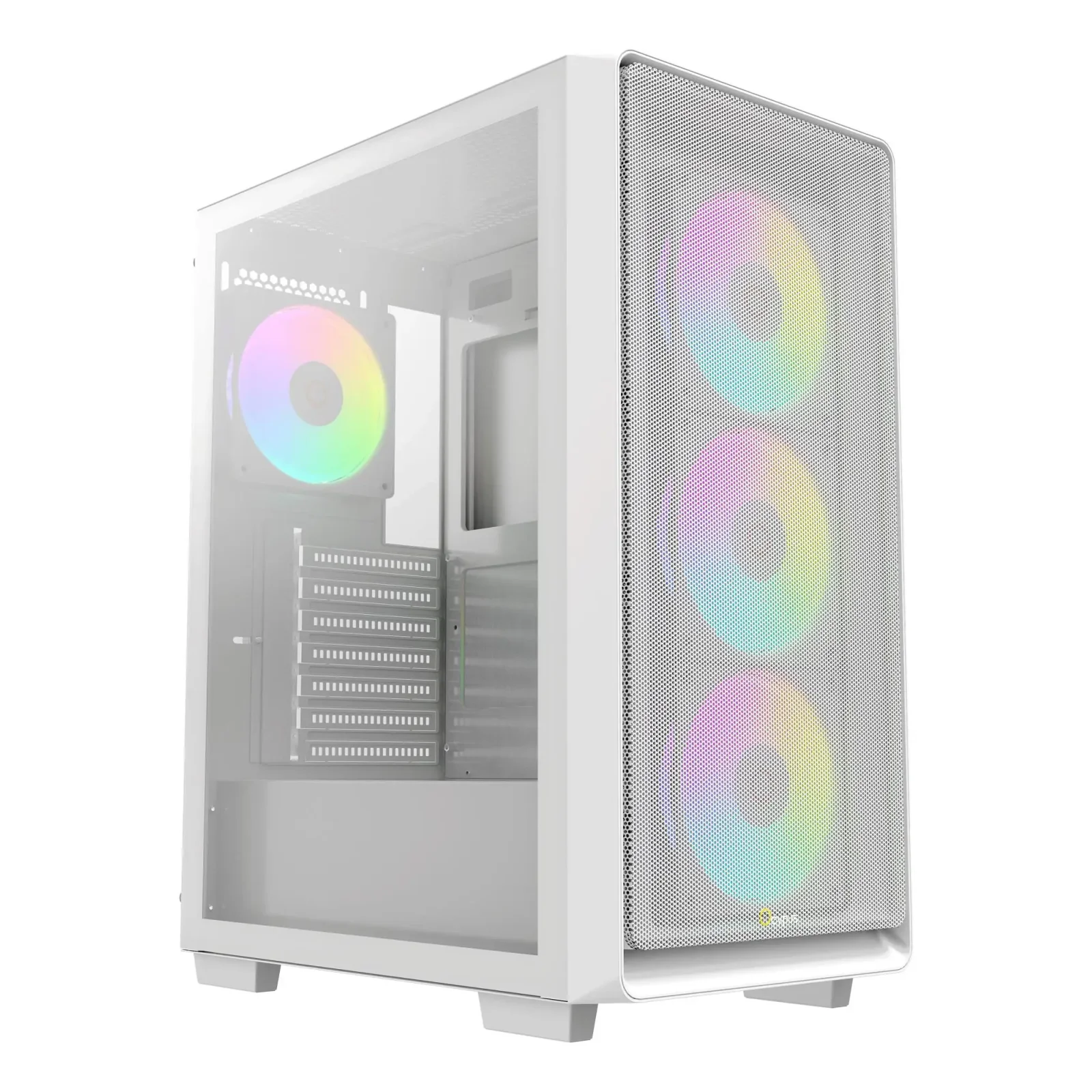 Корпус для комп'ютера ATX W/O PSU GAMMA C60 WH ARGB (GAMMA-C60-WHG400XX-GL) OCYPUS UA