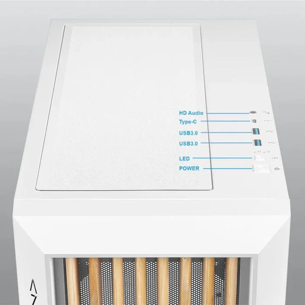 Корпус ATX W/O PSU GUARDIAN WOOD CSAZ-520WW AZZA UA