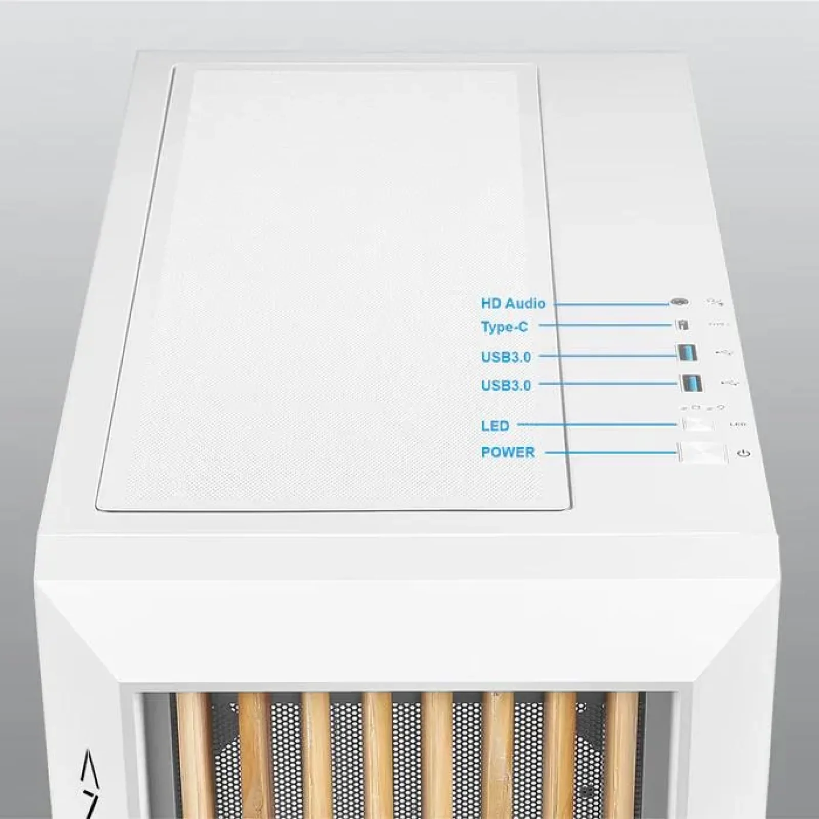 Корпус ATX W/O PSU GUARDIAN WOOD CSAZ-520WW AZZA UA