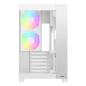 Корпус для комп'ютера ATX W/O PSU DELTA C74 ARGB білий (DELTA-C74-WHD200XX-GL) OCYPUS UA