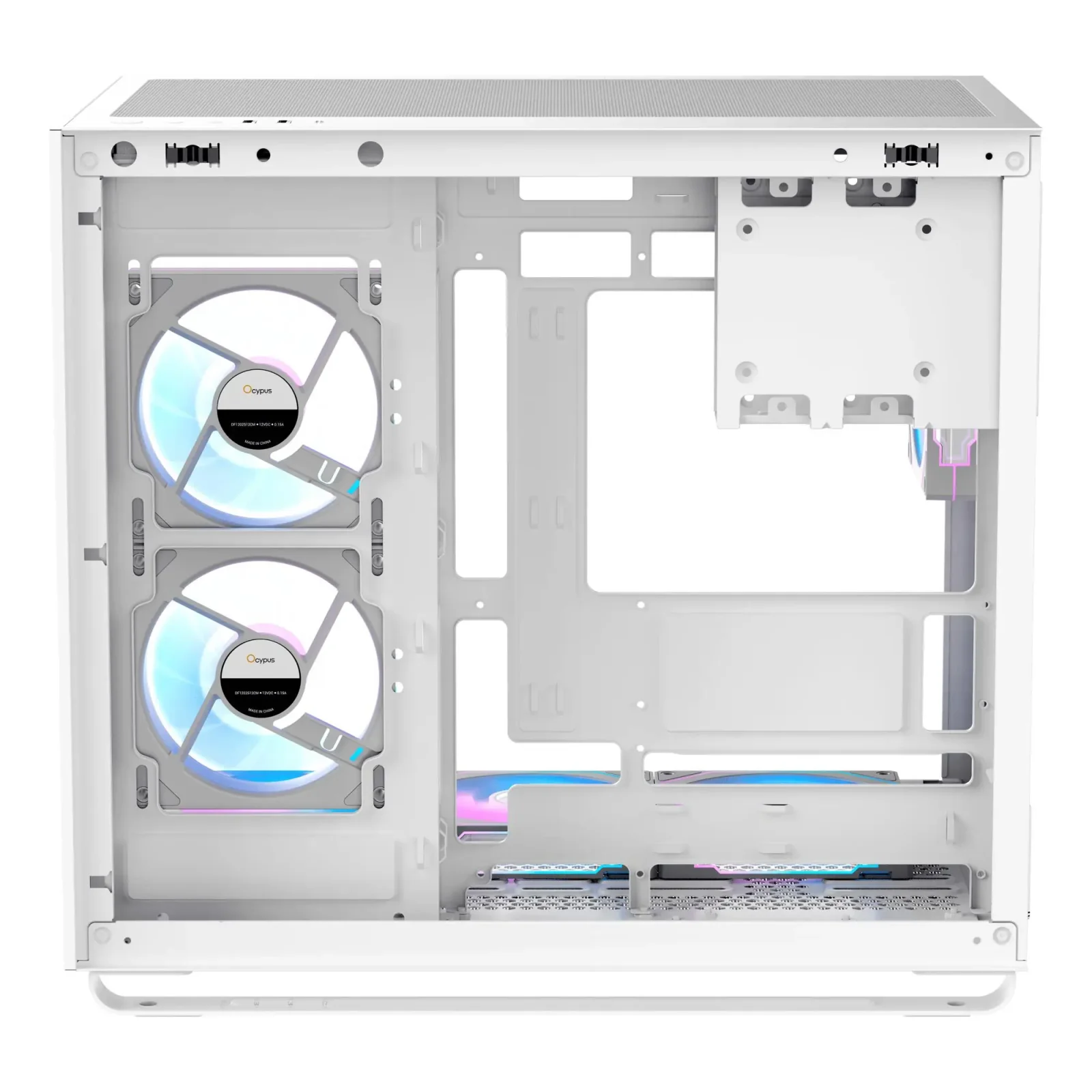 Корпус для комп'ютера ATX W/O PSU IOTA C70 WH ARGB (IOTA-C70-WHD600XX-GL) OCYPUS UA