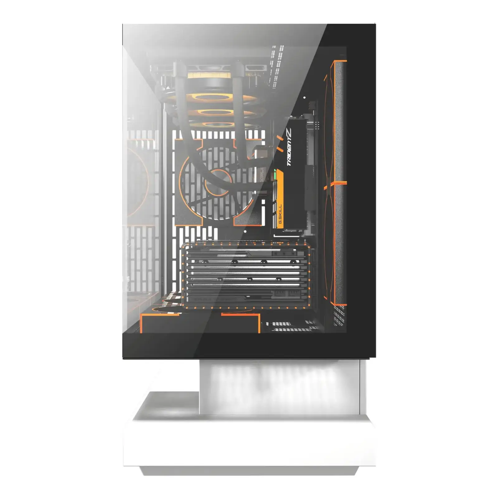 Корпус для комп'ютера DARK FLASH F1 mATX без блока живлення, білий (F1 WHITE) UA