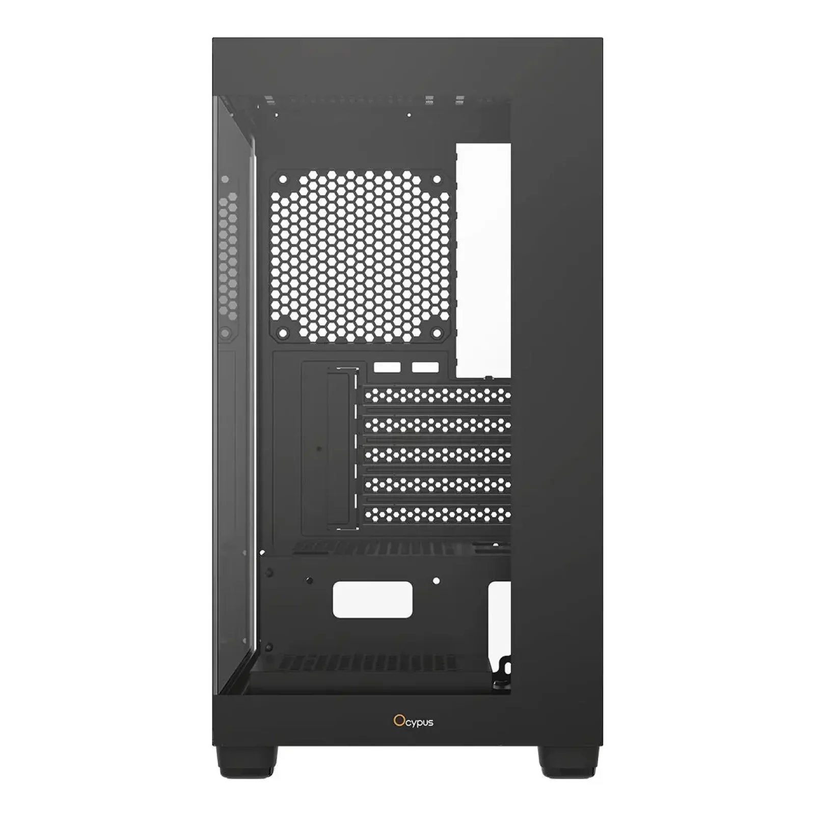 Корпус для комп'ютера MATX W/O PSU GAMMA C52 BK (GAMMA-C52-BKD000XX-GL) OCYPUS UA