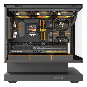 Корпус для комп'ютера MATX W/O PSU F1 BLACK DARK FLASH UA