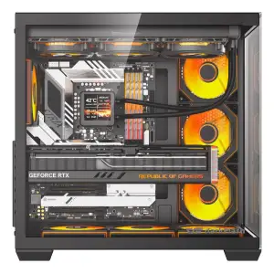Корпус для комп'ютера DARK FLASH C280 EATX без блока живлення, чорний (C280 BLACK) UA