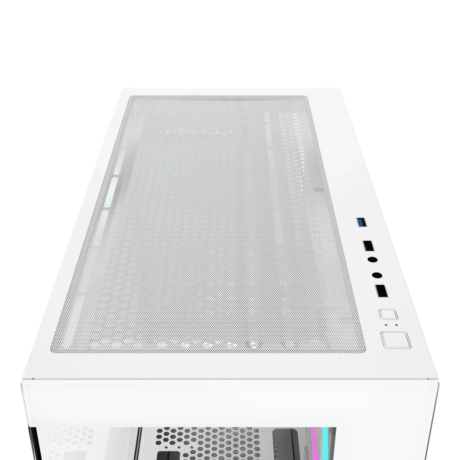 Корпус для комп'ютера MATX W/O PSU GAMMA C52 WH ARGB (GAMMA-C52-WHD300XX-GL) OCYPUS UA