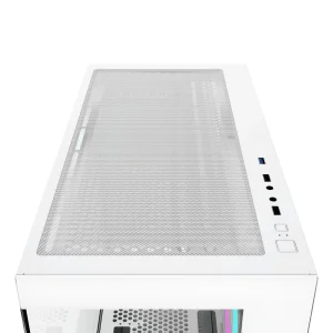 Корпус для комп'ютера MATX W/O PSU GAMMA C52 WH ARGB (GAMMA-C52-WHD300XX-GL) OCYPUS UA