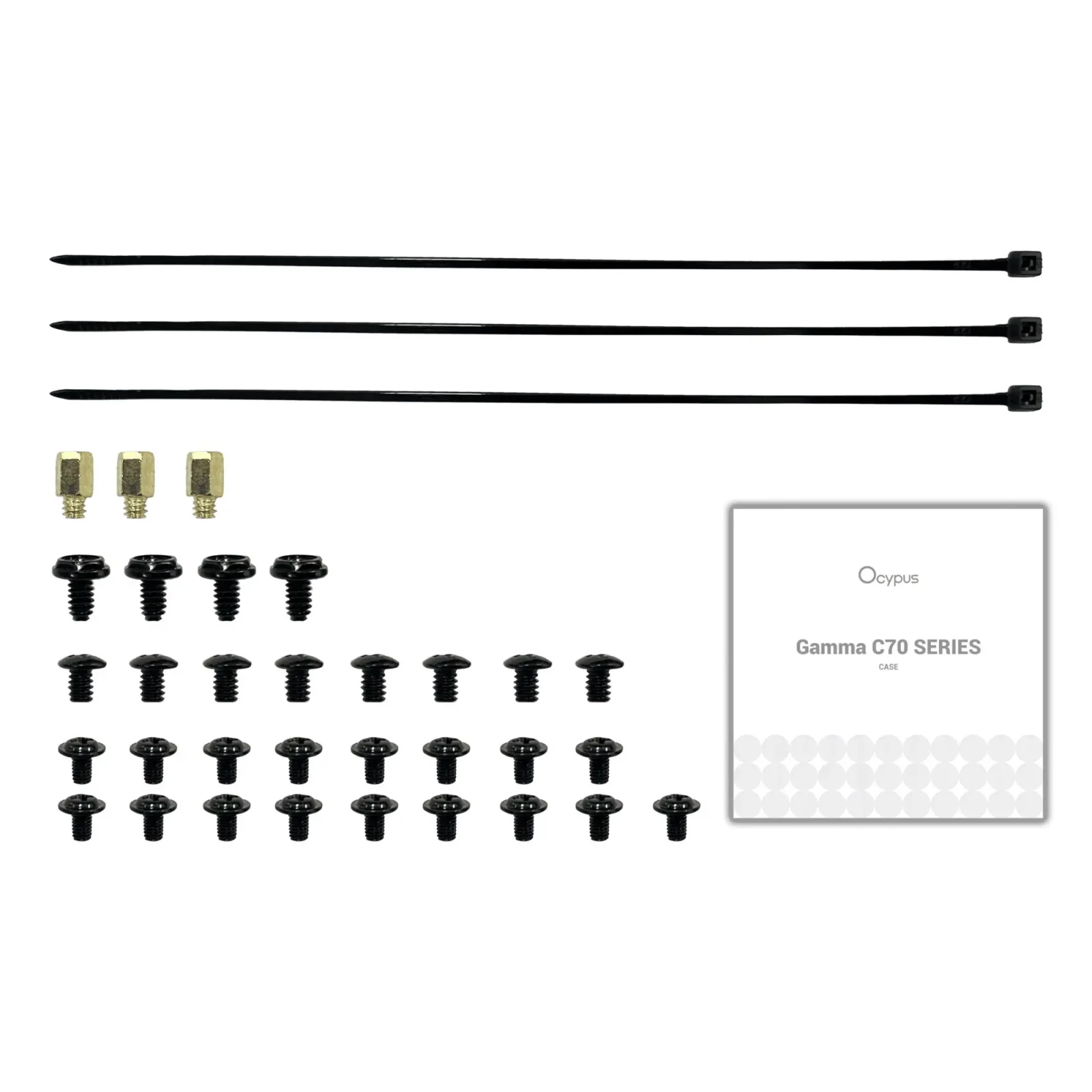 Корпус для комп'ютера ATX W/O PSU GAMMA C70 BK (GAMMA-C70-BKG000XX-GL) OCYPUS UA