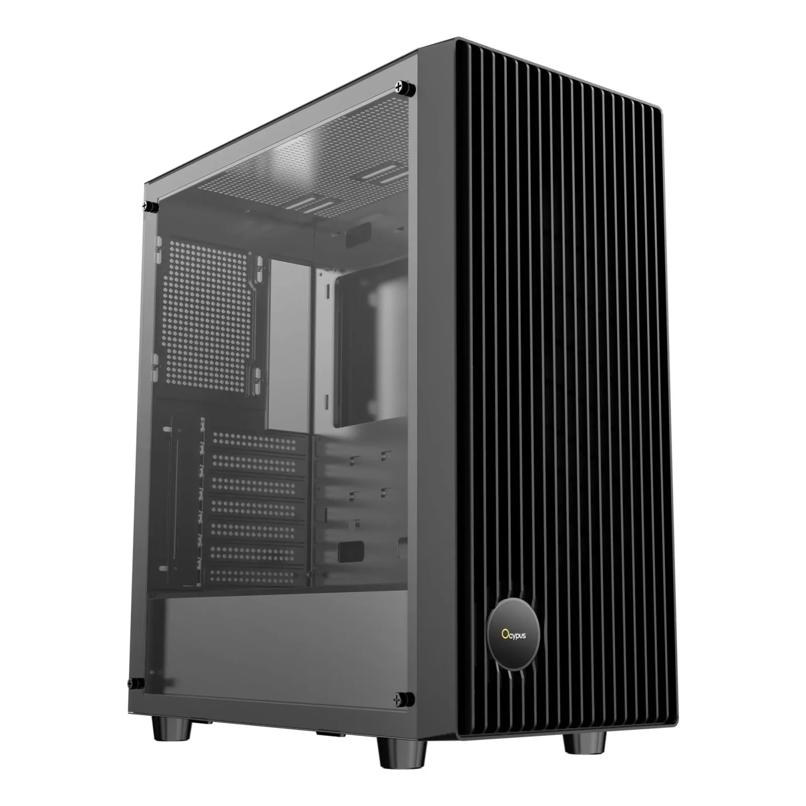 Корпус для комп'ютера ATX W/O PSU GAMMA C70 BK (GAMMA-C70-BKG000XX-GL) OCYPUS UA