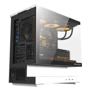 Корпус для комп'ютера DARK FLASH F1 mATX без блока живлення, білий (F1 WHITE) UA