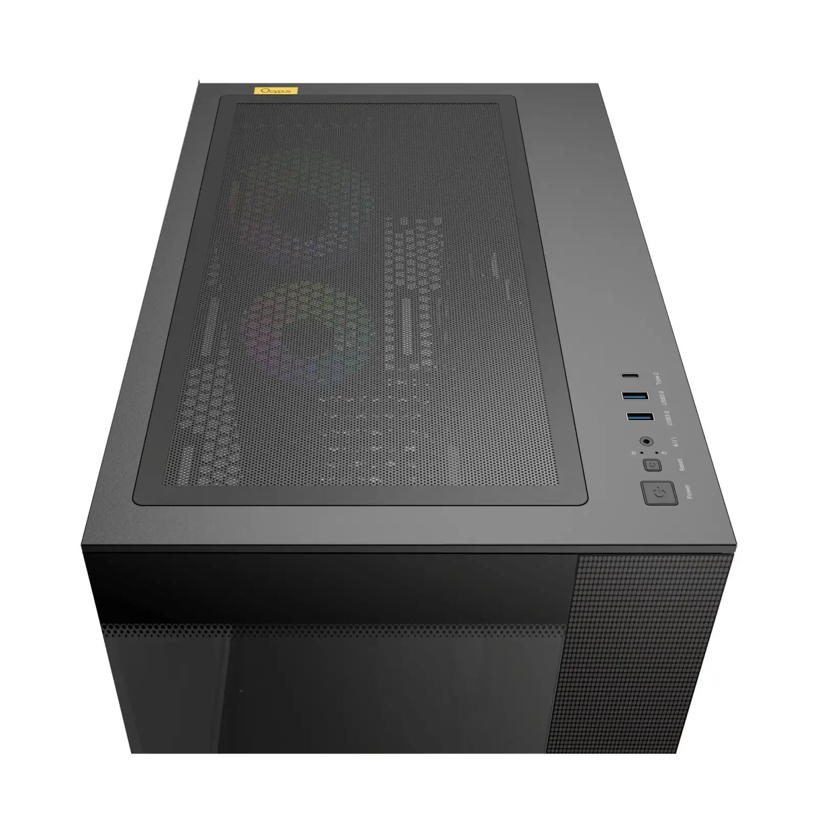Корпус для комп'ютера ATX W/O PSU DELTA C74 ARGB чорний (DELTA-C74-BKD200XX-GL) OCYPUS UA