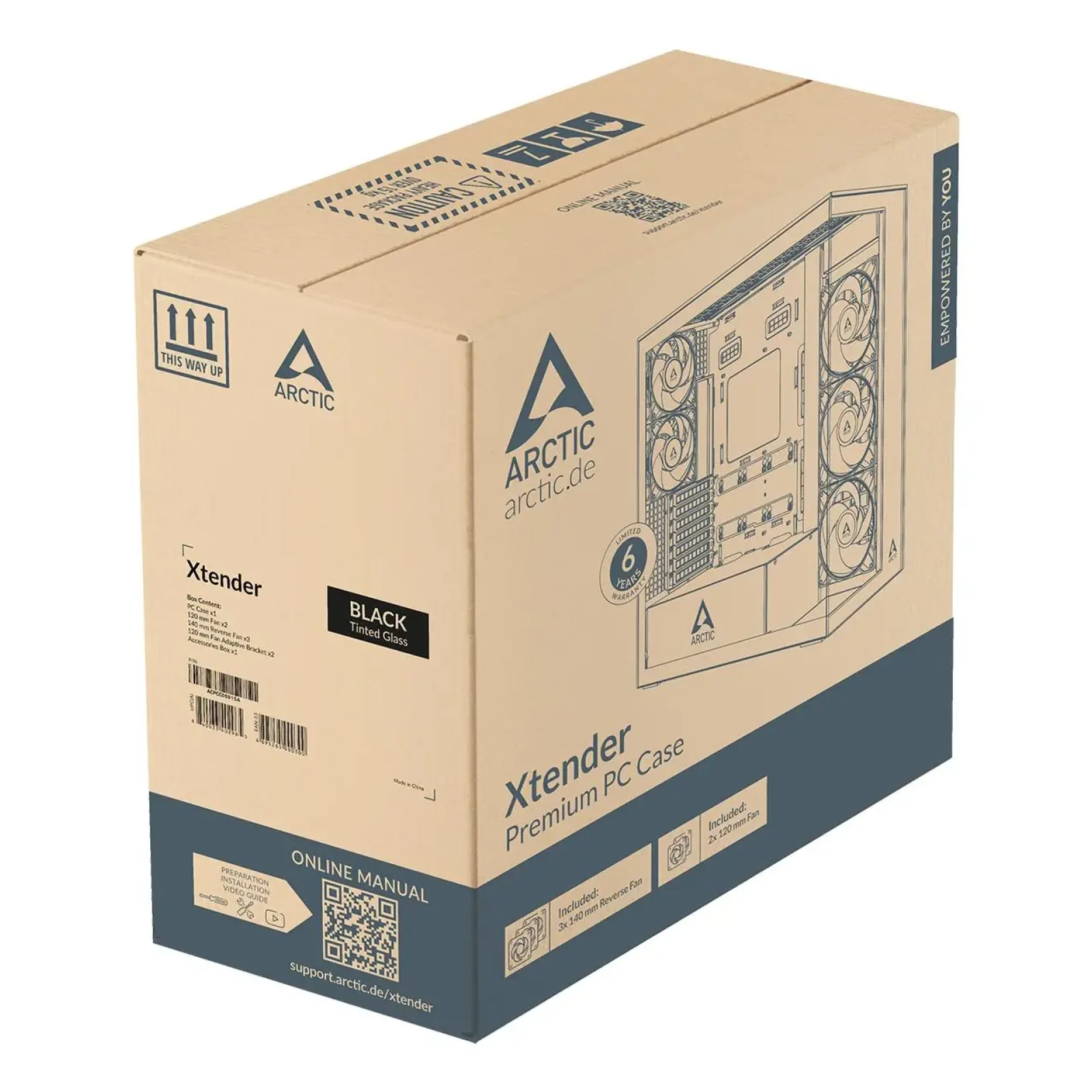 Корпус EATX W/O PSU XTENDERVG B ACPCC00016A ARCTIC UA