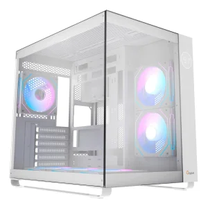 Корпус для комп'ютера ATX W/O PSU IOTA C70 WH ARGB (IOTA-C70-WHD600XX-GL) OCYPUS UA