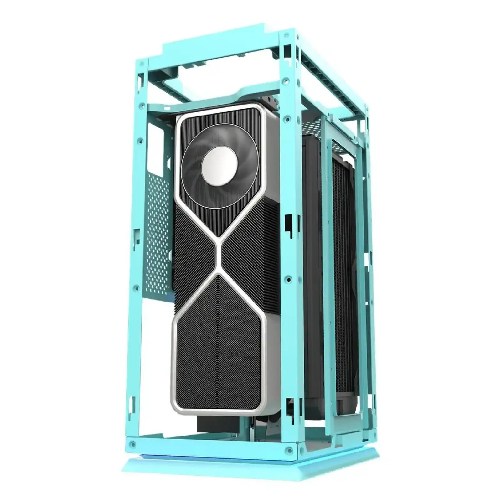 Корпус для комп'ютера DARK FLASH MITX без блока живлення DLH21 м'ятний (DLH21 MINT) UA