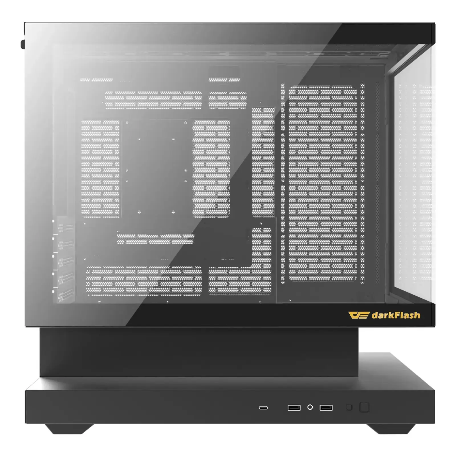 Корпус для комп'ютера MATX W/O PSU F1 BLACK DARK FLASH UA