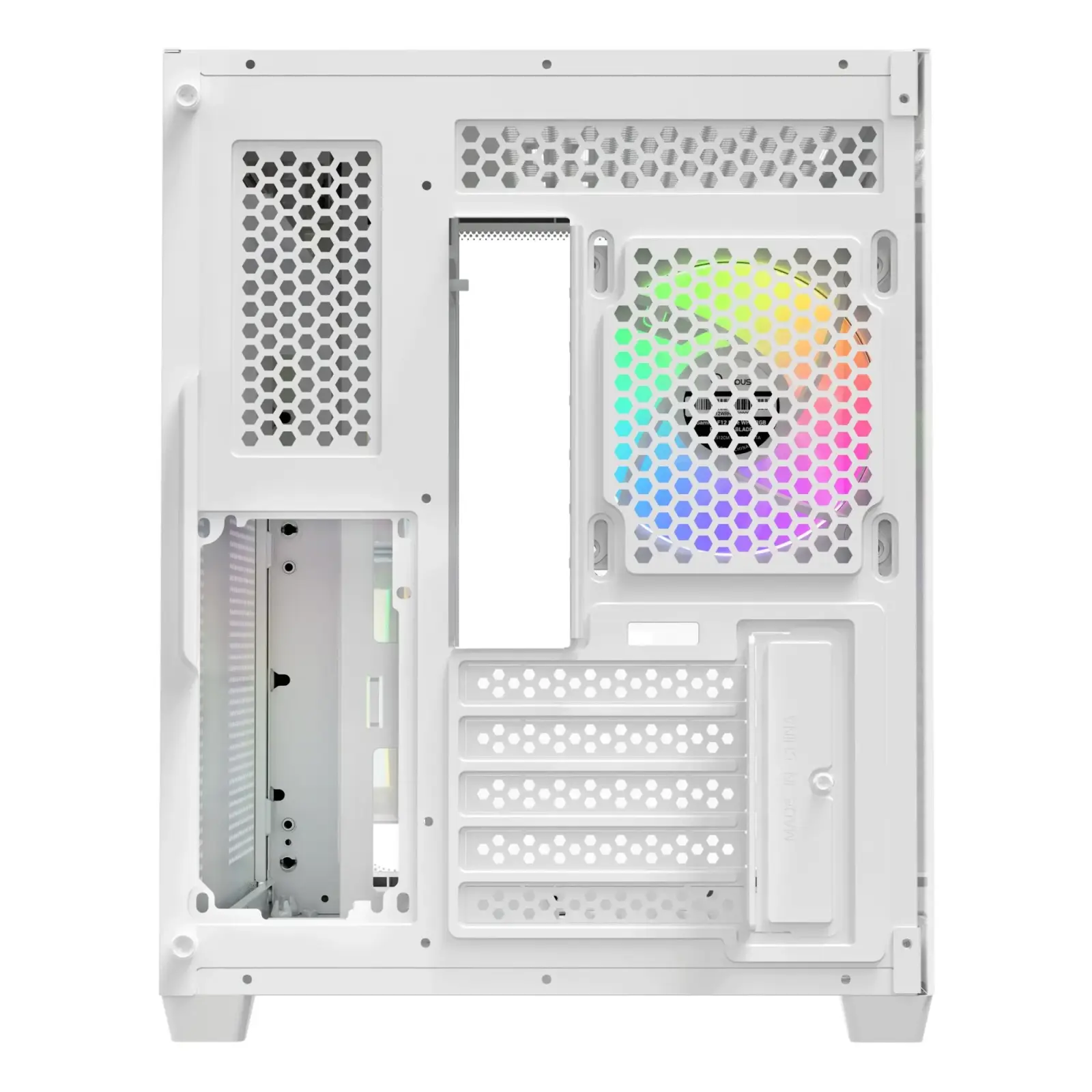 Корпус для комп'ютера IOTA C50 WH CURVE ARGB DIGITAL (IOTA-C50-WHD300CD-GL) OCYPUS UA