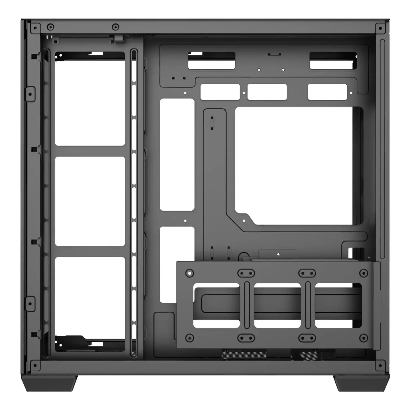 Корпус для комп'ютера DARK FLASH C280 EATX без блока живлення, чорний (C280 BLACK) UA