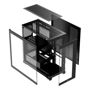 Корпус для комп'ютера ATX W/O PSU GAMMA C72 BK (GAMMA-C72-BKD000XX-GL) OCYPUS UA