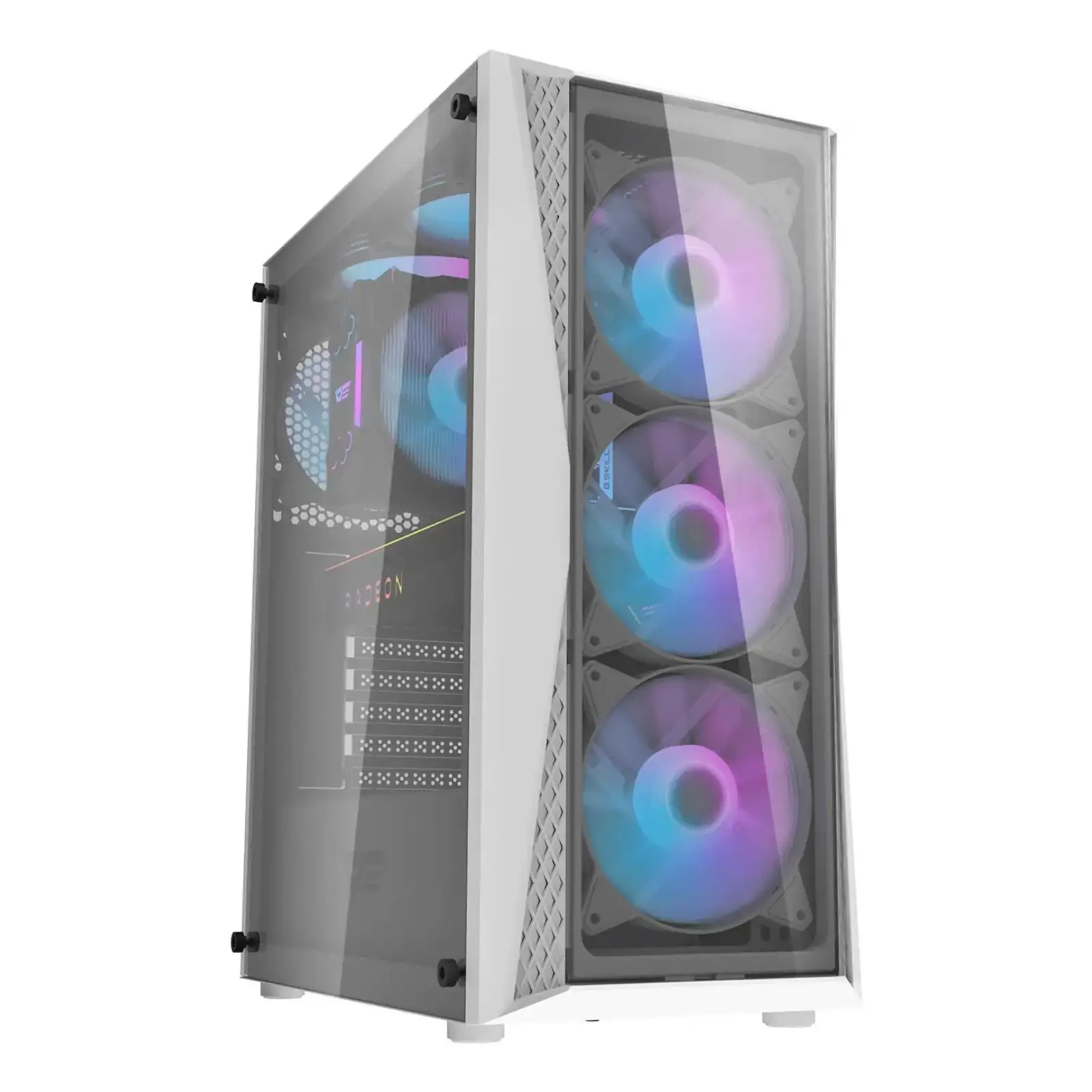 Корпус для комп'ютера DARK FLASH DK352 PLUS ATX без блока живлення, білий (DK352 PLUS WHITE) UA