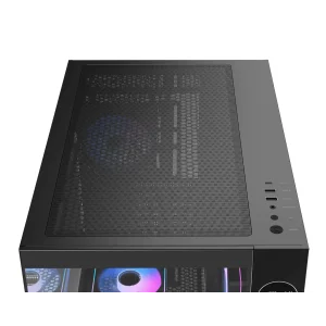 Корпус для комп'ютера ATX W/O PSU IOTA C70 BK ARGB (IOTA-C70-BKD600XX-GL) OCYPUS UA