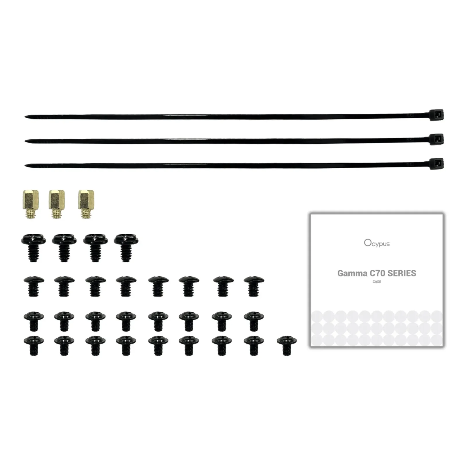 Корпус для комп'ютера ATX W/O PSU GAMMA C70 BK ARGB (GAMMA-C70-BKG400XX-GL) OCYPUS UA