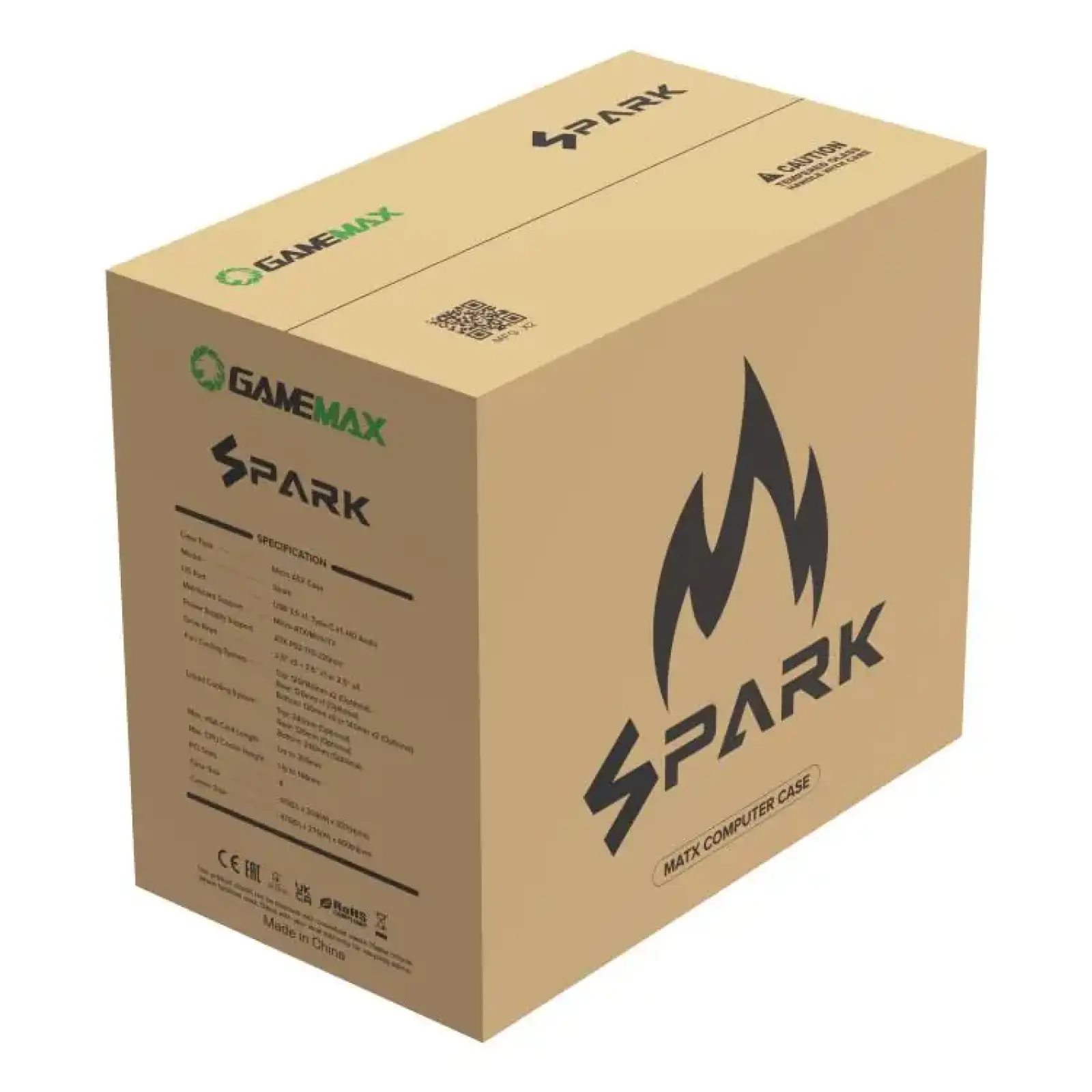 Корпус Gamemax Spark Full White Без БП UA