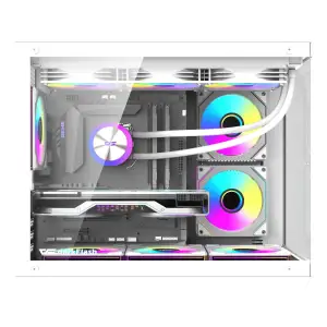 Корпус для комп'ютера DARK FLASH B275 PRO mATX без блока живлення, білий (B275 PRO WHITE) UA