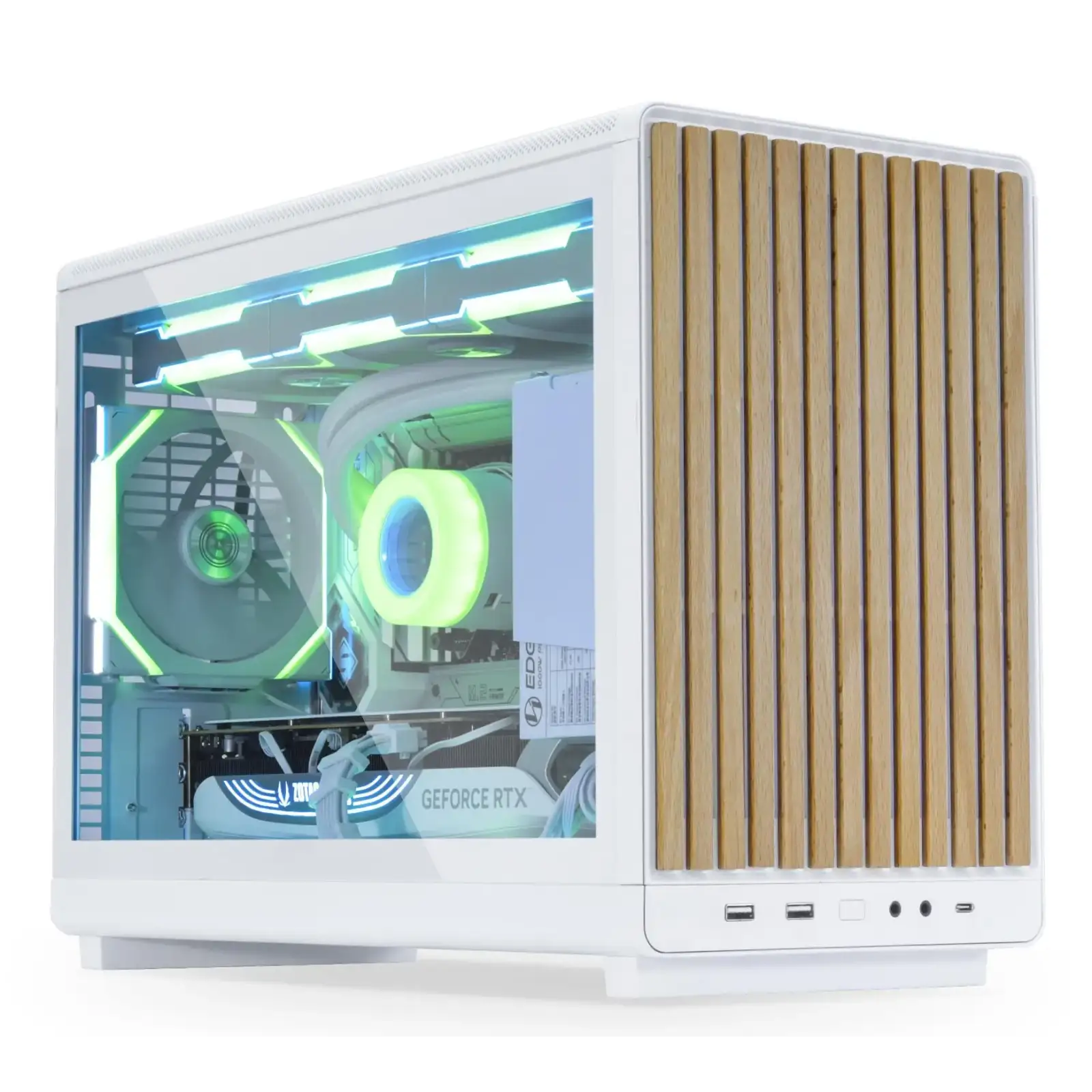 Корпус для комп'ютера MATX W/O PSU WHITE G99.A3W-WDG.00 LIAN LI UA