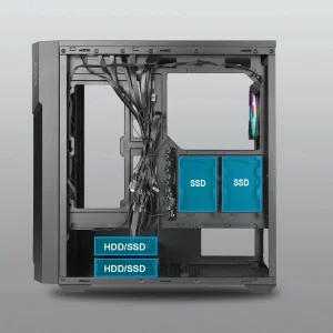 Корпус ATX W/O PSU TORRENT 490 CSAZ-490 AZZA UA