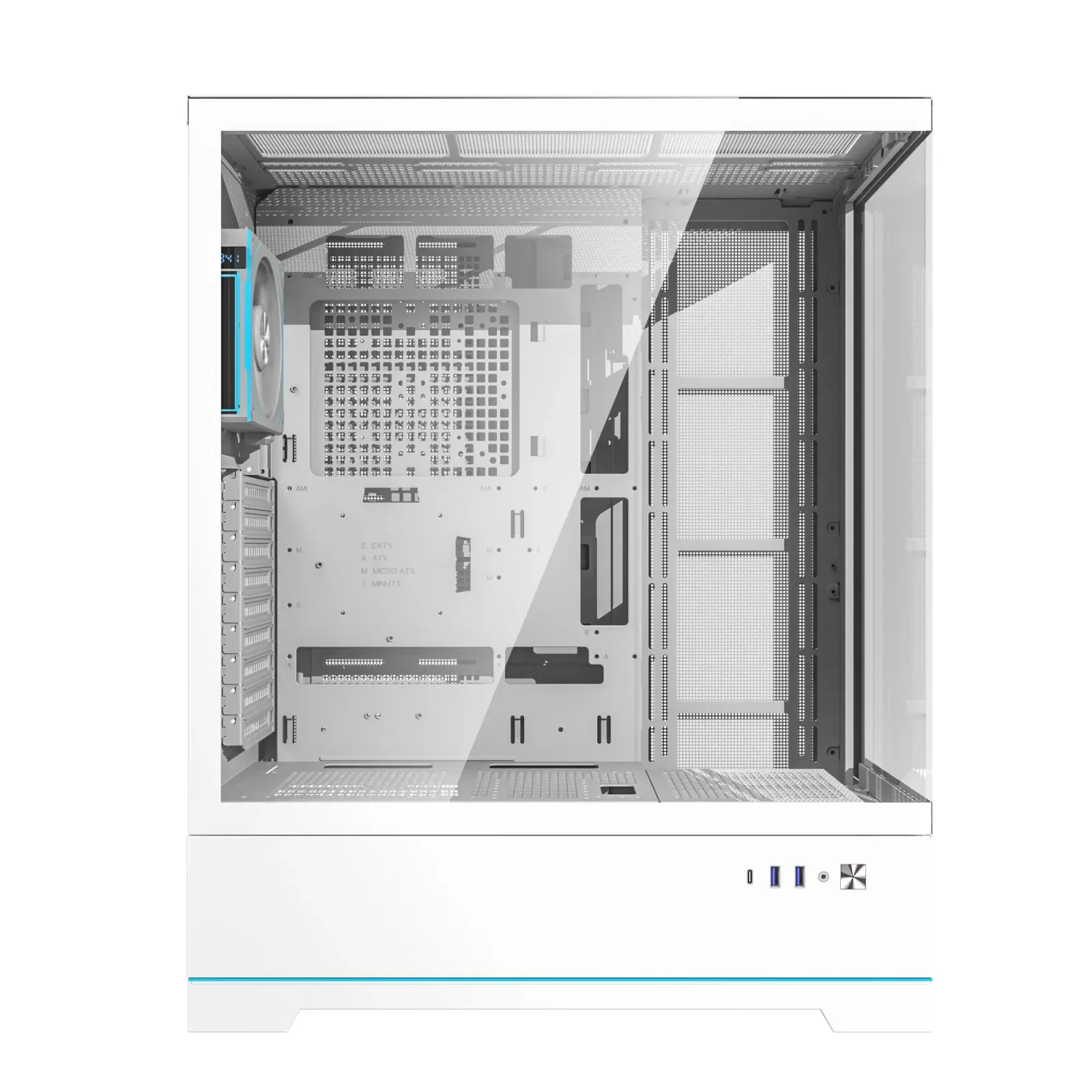 Корпус для комп'ютера DARK FLASH ATX без блока живлення DY451L PRO білий (DY451L PRO WHITE) UA