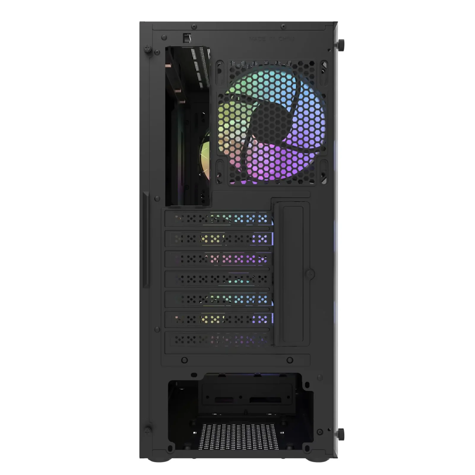 Корпус для комп'ютера DARK FLASH DK351 ATX без блока живлення, чорний (DK351 BLACK) UA