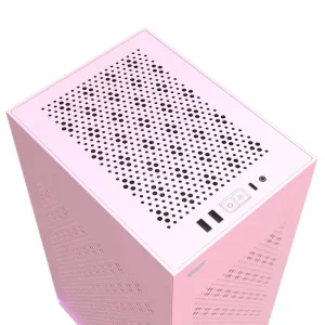 Корпус для комп'ютера DARK FLASH MITX без блока живлення DLH21 рожевий (DLH21 PINK) UA