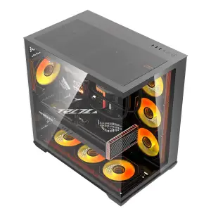 Корпус для комп'ютера DARK FLASH C280 EATX без блока живлення, чорний (C280 BLACK) UA