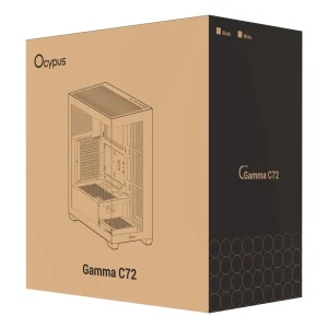 Корпус для комп'ютера ATX W/O PSU GAMMA C72 BK (GAMMA-C72-BKD000XX-GL) OCYPUS UA