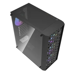 Корпус для комп'ютера DARK FLASH DK351 ATX без блока живлення, чорний (DK351 BLACK) UA