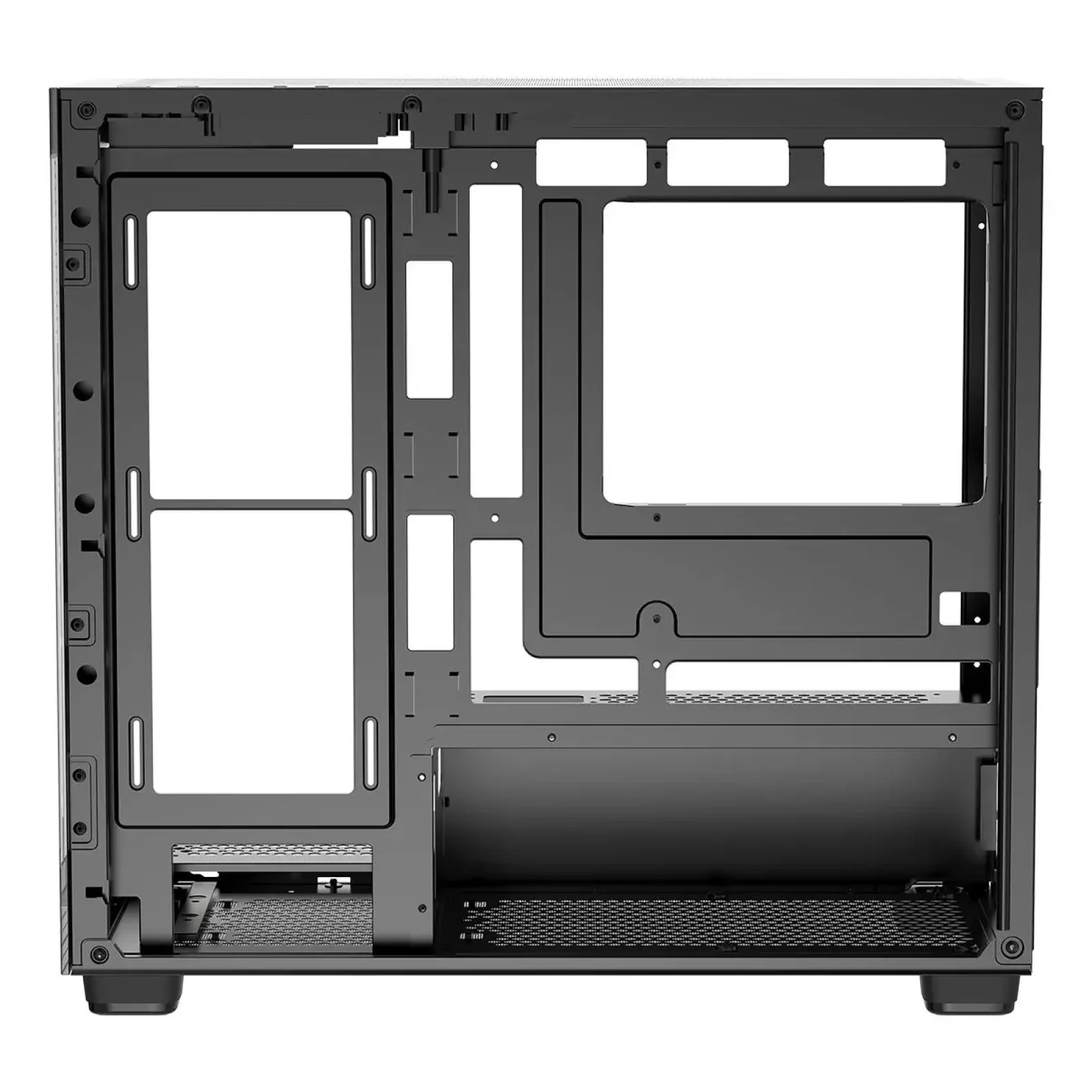Корпус для комп'ютера MATX W/O PSU GAMMA C52 BK (GAMMA-C52-BKD000XX-GL) OCYPUS UA